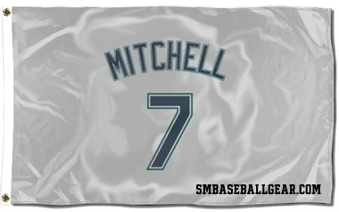 White Seattle Mariners Kevin Mitchell   Flag (3 X 5)