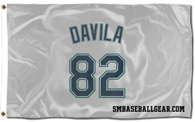 White Seattle Mariners Nick Davila   Flag (3 X 5)