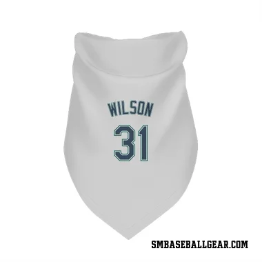 White Seattle Mariners Weston Wilson   Dog & Cat Pet Bandana