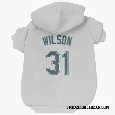 White Seattle Mariners Weston Wilson   Dog & Cat Pet Hoodie