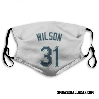 White Seattle Mariners Weston Wilson   Face Mask