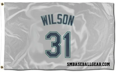 White Seattle Mariners Weston Wilson   Flag (3 X 5)