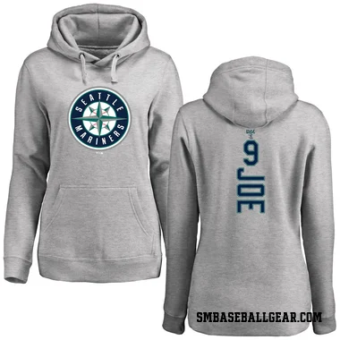 Women's Connor Joe Seattle Mariners Ash Backer Pullover Hoodie