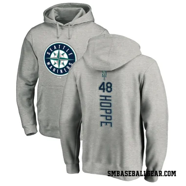 Youth Alex Hoppe Seattle Mariners Ash Backer Pullover Hoodie