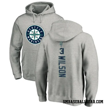 Youth Weston Wilson Seattle Mariners Ash Backer Pullover Hoodie